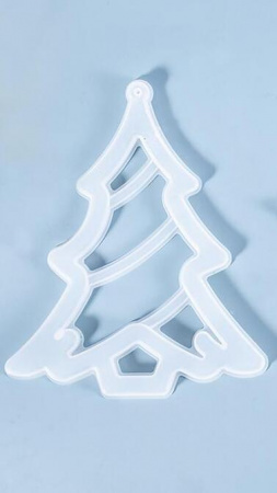 Силиконовый молд Елка 20 см