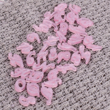 Силиконовый молд Английский алфавит прописной с цифрами