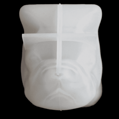 Cиликоновый молд Бульдог 6 см