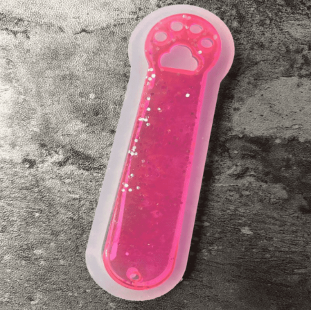 Силиконовый молд "Книжная закладка ЛАПКА" 11*3 см