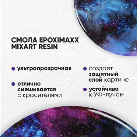 Набор для рисования смолой КРАЙНИЙ КОСМОС (20 см)