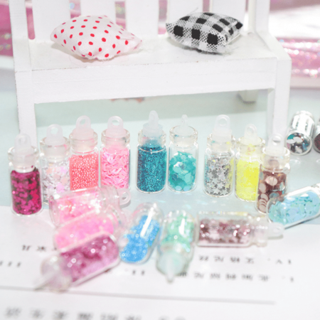 Набор блесток и декоративных наполнителей. 48 шт