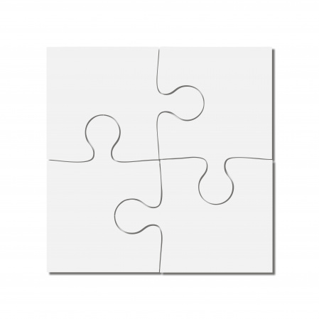 Артборд-пазл из 4 элементов, 40х40 см