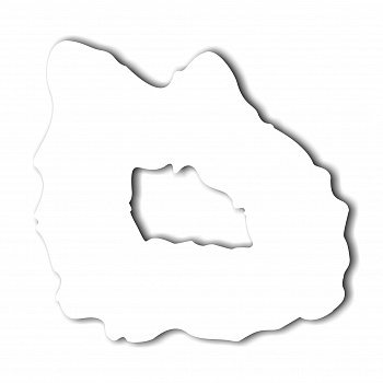 Артборд-имитация среза камня, 40х38 см