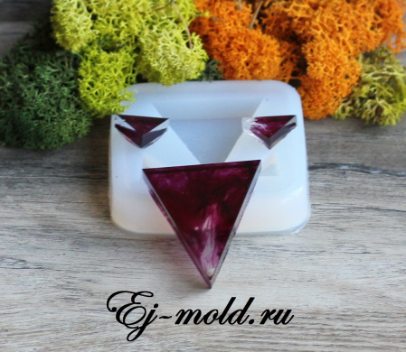 Молд для украшений "Набор треугольников"