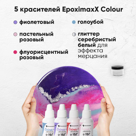 Набор для рисования смолой ПОЛЯРНАЯ НОЧЬ (20 см)
