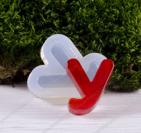 Молд для украшений Буква "У"