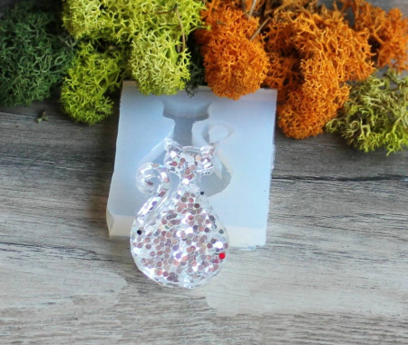 Молд для украшений "Кошечка"