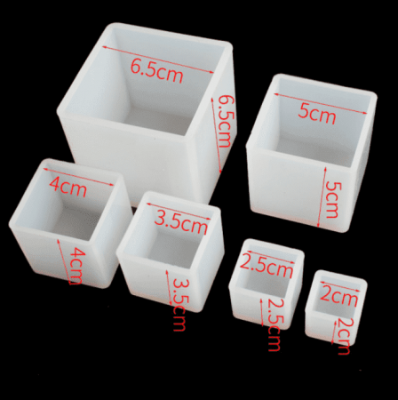 Силиконовый молд "Куб" 4 см