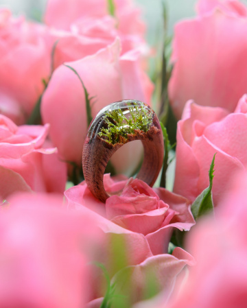 Полировка эпоксидной смолы и создание кольца из дерева. Онлайн-курс Павла Шаркунова.