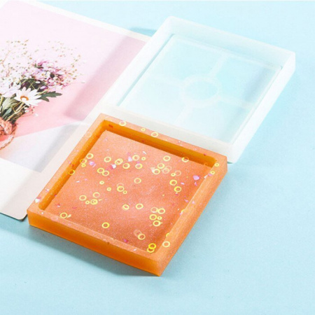 Cиликоновые молды "Подстаканники с бортиками" 3 шт