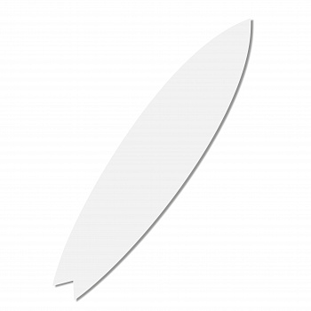 Артборд доска для сёрфа, 13х55 см