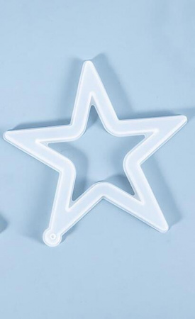 Силиконовый молд Звезда 14 см