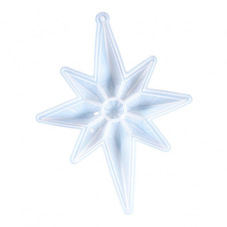 Силиконовый молд Новогодняя звезда 24 см
