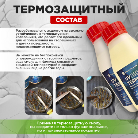UV-стойкое термозащитное финишное покрытие UV Termolam, 500 г