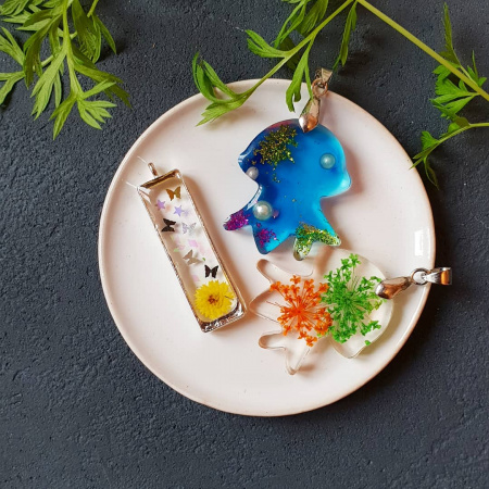 Набор для создания украшений с прозрачной эпоксидной смолой