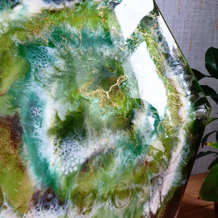 Прозрачная эпоксидная смола для рисования MixArt Resin. 1,5 кг