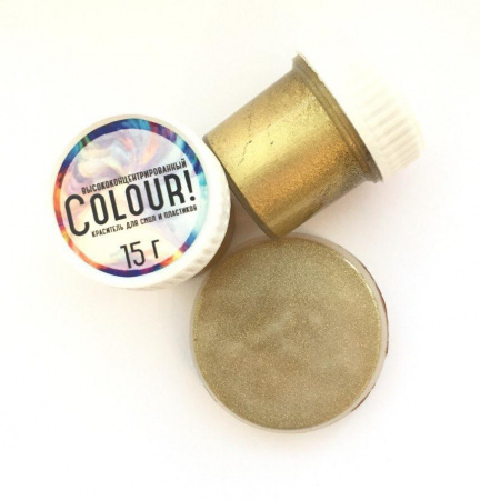 Краситель для смолы EpoximaxX Colour! жидкий, концентрированный, цвет: золотой, 15 г
