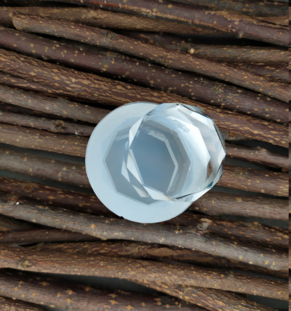 Силиконовый молд "Девятигранник плоский" 31х31х12 мм