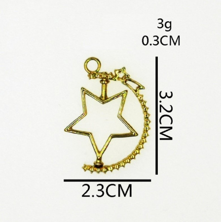 Набор фурнитуры с подвижной основой для УФ смолы 6 шт