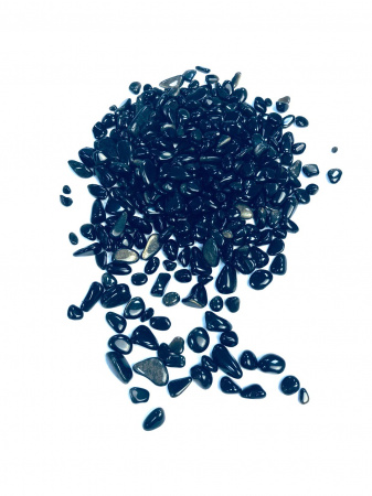 Обсидиан, радужный 10-15 мм, 100 гр.