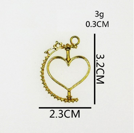 Набор фурнитуры с подвижной основой для УФ смолы 6 шт