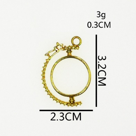 Набор фурнитуры с подвижной основой для УФ смолы 6 шт