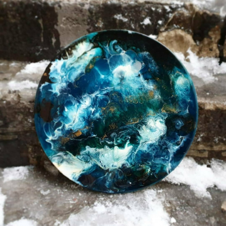 Прозрачная эпоксидная смола для рисования MixArt Resin, 750 г