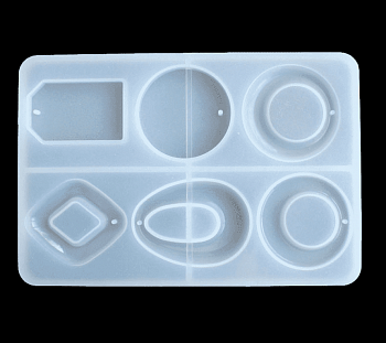 Cиликоновый молд "Кулоны" 6 в 1