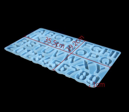 Cиликоновый молд "Английский алфавит и цифры" 36*20 см