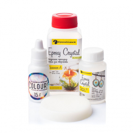 Эпоксидная смола Epoxy Crystal PLUS, цвет: белый, 115 г