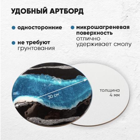 Набор для рисования со смолой MixArt Resin Сияние