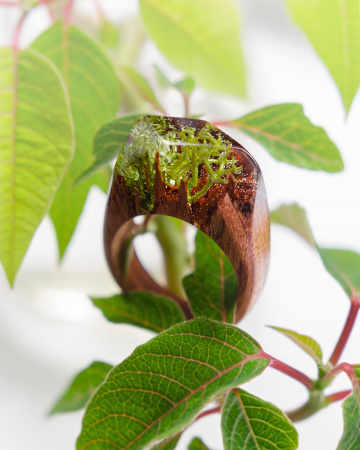 Полировка эпоксидной смолы и создание кольца из дерева. Онлайн-курс Павла Шаркунова.