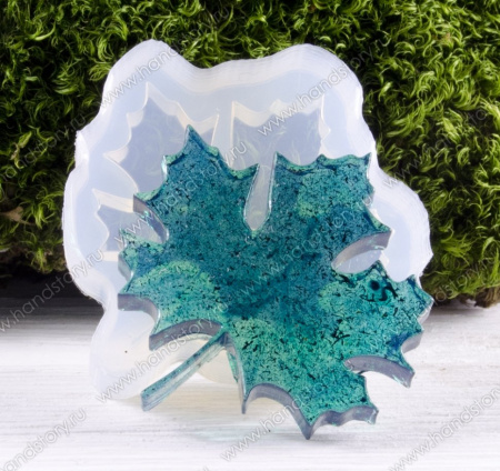 Молд для украшений "Кленовый лист" 4*4 см