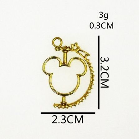 Набор фурнитуры с подвижной основой для УФ смолы 6 шт