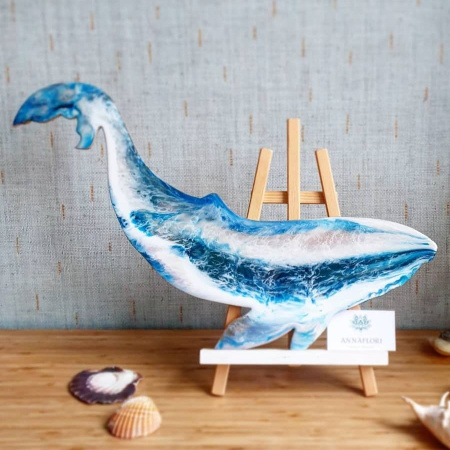 Прозрачная эпоксидная смола для рисования MixArt Resin, 750 г