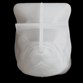 Cиликоновый молд Бульдог 6 см