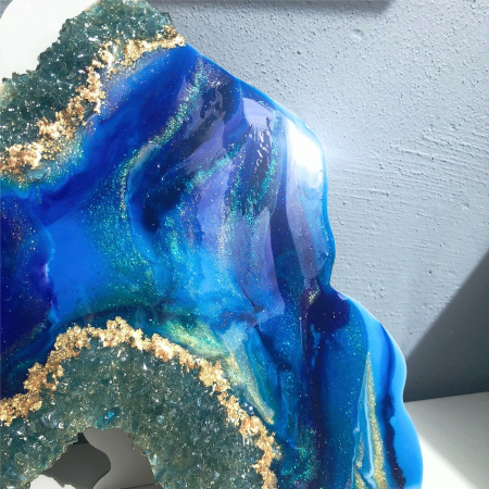 Набор для рисования смолой MixArt Resin ГЕОДА (1 артборд)